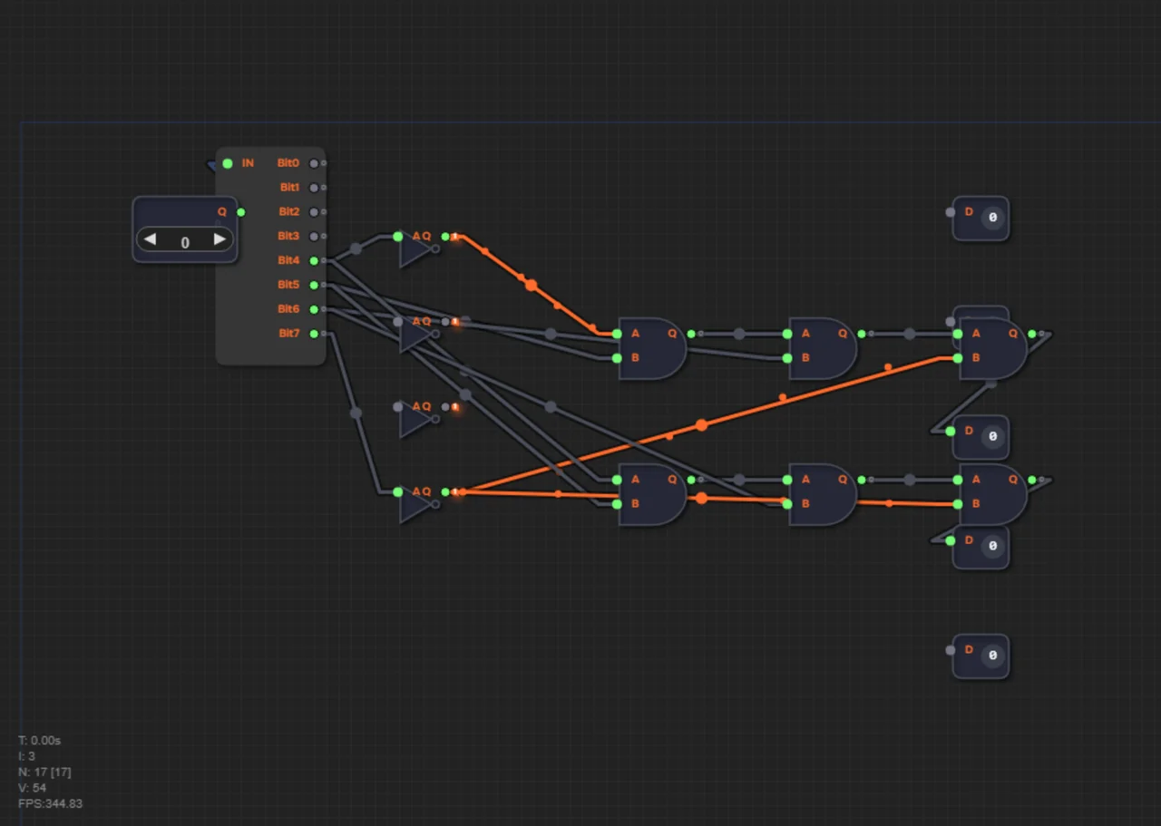 The decoder anatomy level solution: recognizing ADD, STA and JMP opcodes
